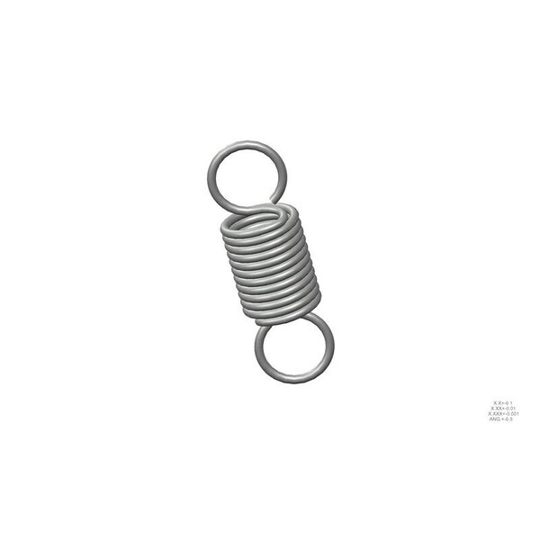 Approved Vendor Extension Spring, O=1.125, L= 3.50, W= .125 G809969345 - main
